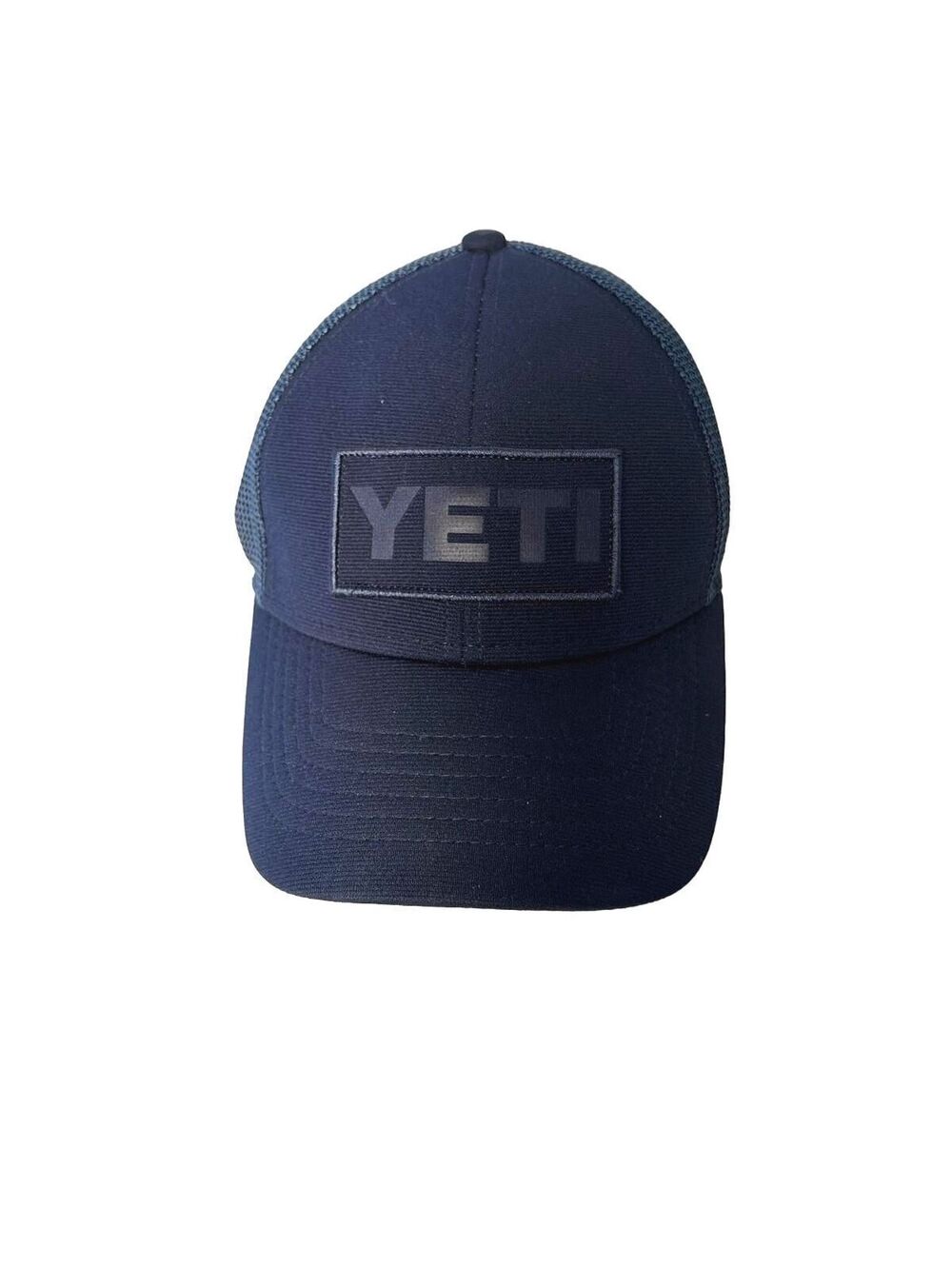 YETI Trucker Hat Navy Blue Adjustable Mesh Cap